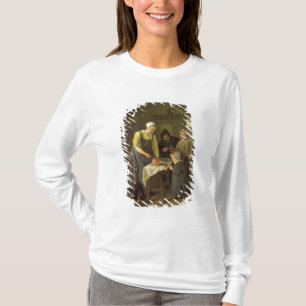 食事時、c.1665に小作農家族 tシャツ