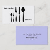 食事用器具類の名刺 名刺 (正面/裏面)