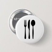 食事用器具類-フォーク-ナイフ-スプーン 缶バッジ (正面&裏面)