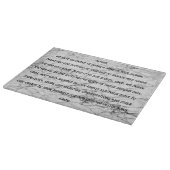 食事祈りの言葉切断板 カッティングボード (角)