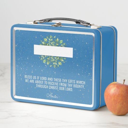 食事祈りの言葉弁当箱 メタルランチボックス (インサイチュ)