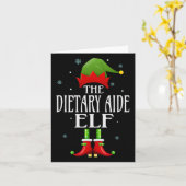 食事補助食小妖精や小人クリスマスおもしろいファミリー一致キリスト カード (黄色い花)