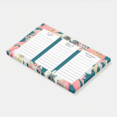 食事計画の重要な日付の水色をリストする ポストイット (アングル)