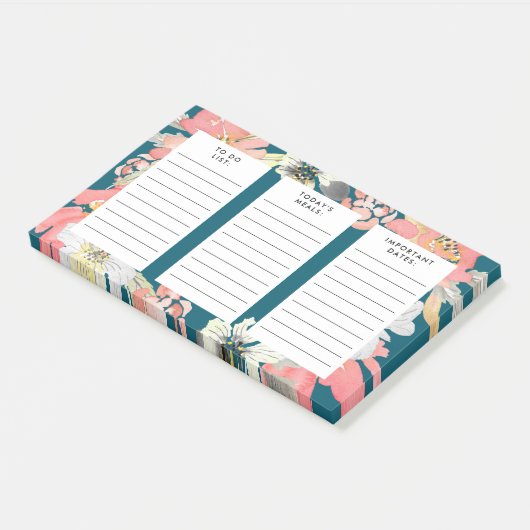 食事計画の重要な日付の水色をリストする ポストイット (アングル)