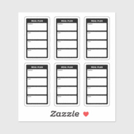 食事計画 シール