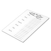 食事計画 ノートパッド (アングル)