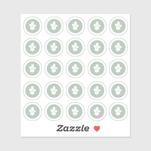 食事選択ベジタリアンシール シール (シート)