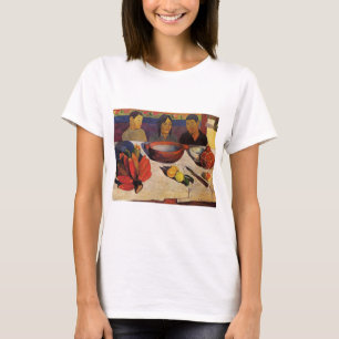 「食事」の-ポール・ゴーギャンのTシャツ Tシャツ
