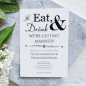 食事 飲み物 結婚 カジュアル バックヤード ウェディング 招待状