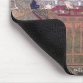 食事、Goaを食べているポルトガルの女性 マウスパッド (コーナー)