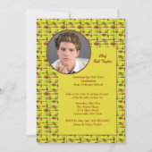 食具写真調理師学校卒業のお知らせ 招待状 (正面)