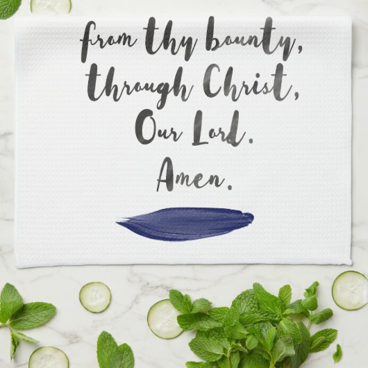 食前猶予 キッチンタオル (折り畳み)