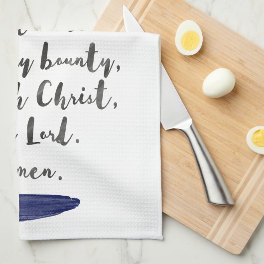 食前猶予 キッチンタオル (四つ折り)