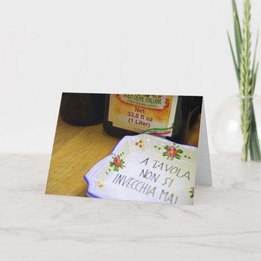 食卓では誰も年を取らない カード (正面)