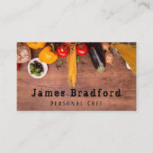 食卓上の野菜パーソナルシェフ 名刺 (正面)
