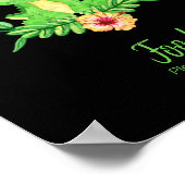 食卓看板アリゲーターベイビーシャワーポスター ポスター (角)