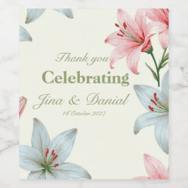 食品および飲料ラベルセット ワインラベル