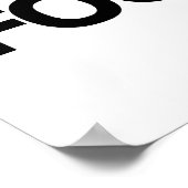 食品くもの巣の視点(海/土地生物学) ポスター (角)