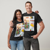 食品で満たされた冷蔵庫の中 Tシャツ (ユニセックス)