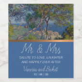 食品と飲料のラベルセット ワインラベル (シングルラベル)