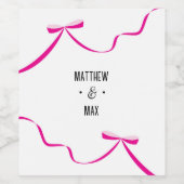 食品と飲料のラベルセット ワインラベル (シングルラベル)