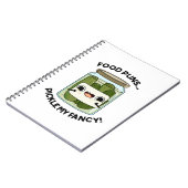 食品のダジャレ 瓶詰めのワガママユーモア 食品のダジャレ ノートブック (左側)