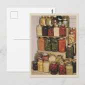食品の瓶詰めの写真 ポストカード (正面/裏面)
