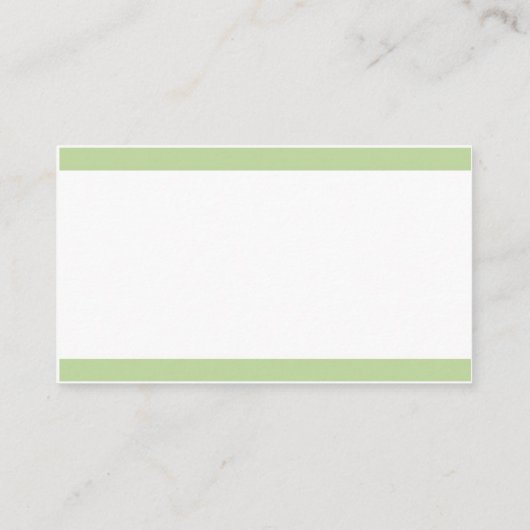 食品アレルギーレストラン警告カードテンプレート 名刺 (裏面)