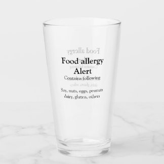 食品アレルギー警告を追加文字食品アイテムinvita タンブラーグラス