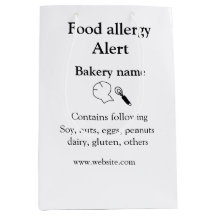 食品アレルギー警告を追加文字食品アイテムinvita