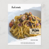 食品イベント チラシ (正面)