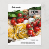 食品イベント チラシ (正面)