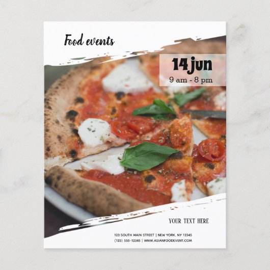 食品イベント チラシ (正面)