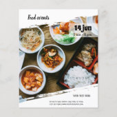 食品イベント チラシ (正面)