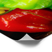 食品カラフルモダン撮影 ポスター (角)