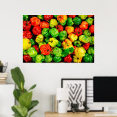 食品カラフルモダン撮影 ポスター (ホームオフィス)