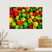 食品カラフルモダン撮影 ポスター (キッチン)