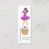 食品ケータリング名刺 スキニー名刺 (正面)