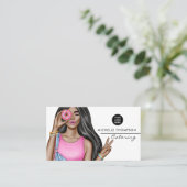 食品ケータリング名刺 名刺 (スタンド正面)