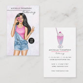 食品ケータリング名刺 名刺 (正面/裏面)