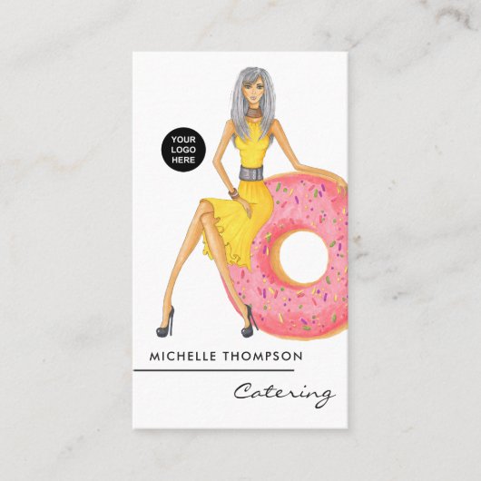 食品ケータリング名刺 名刺 (正面)