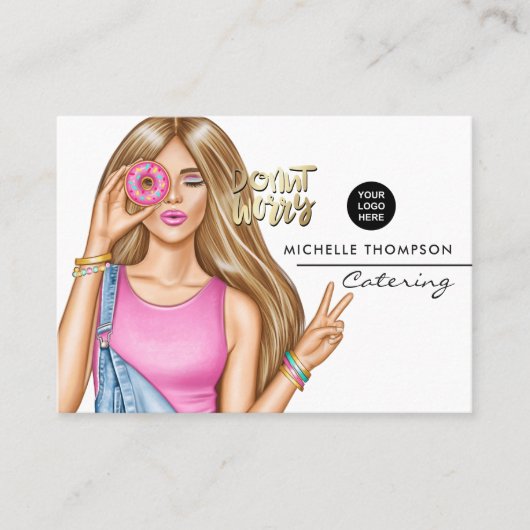 食品ケータリング名刺 名刺 (正面)