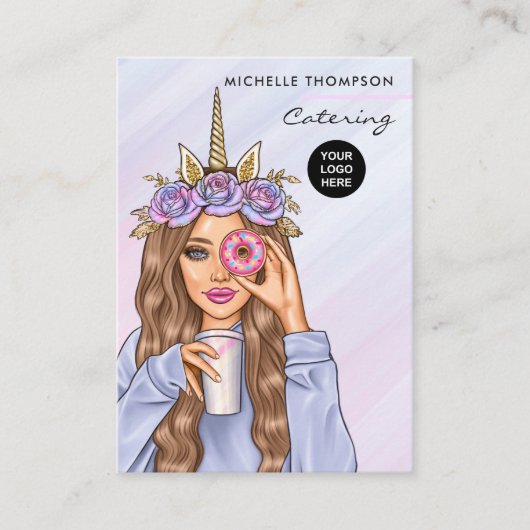 食品ケータリング名刺 名刺 (正面)