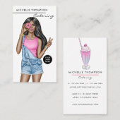 食品ケータリング名刺 名刺 (正面/裏面)