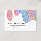 食品ケータリング 名刺 (正面)