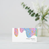 食品ケータリングQRコード 名刺 (スタンド正面)