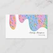 食品ケータリングQRコード 名刺 (正面)