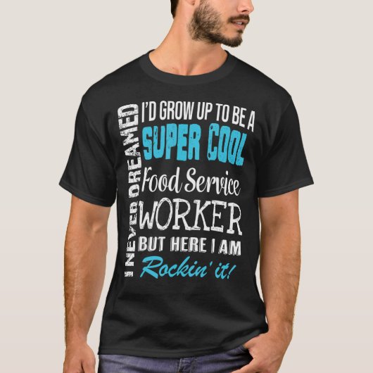 食品サービスワーカーの評価 Tシャツ (正面)