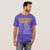 食品サービス監督者の時給 食品サービスW Tシャツ (正面フル)