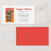 食品スナック販売機サービス 名刺 (正面/裏面)